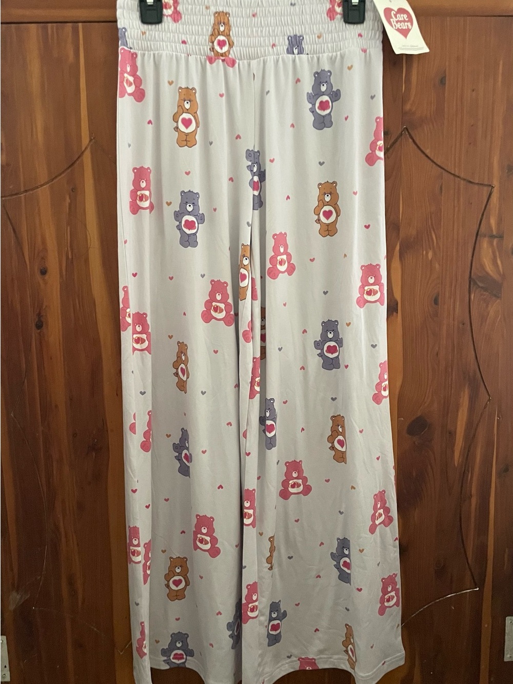 Munki Munki Care Bears Light Gray Pajama Pants Size S NWT